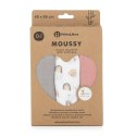 Zestaw pieluszek z muślinu bambusowego 3 szt Moussy różowy 68x68 cm PETITE&MARS Zestaw pieluszek z muślinu bambusowego 3 szt Moussy różowy 68x68 cm PETITE&MARS