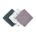 Zestaw pieluszek z muślinu bambusowego 3 szt Moussy zielony 68x68 cm PETITE&MARS Zestaw pieluszek z muślinu bambusowego 3 szt Moussy zielony 68x68 cm PETITE&MARS