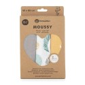 Zestaw pieluszek z muślinu bambusowego 3 szt Moussy żółty mix 68x68 cm PETITE&MARS Zestaw pieluszek z muślinu bambusowego 3 szt Moussy żółty mix 68x68 cm PETITE&MARS
