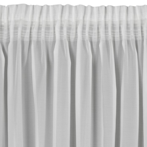 Firana gotowa 140x270 Karen na taśmie biała Eurofirany Firana gotowa 140x270 Karen na taśmie biała Eurofirany