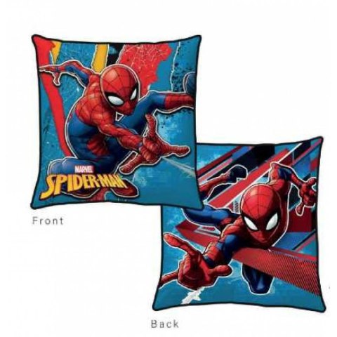 Poduszka dziecięca 38x38 Spiderman niebieska czerwona S24 Poduszka dziecięca 38x38 Spiderman niebieska czerwona S24
