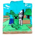 Poncho dla dzieci 50x110 Minecraft ręcznik z kapturem dziecięcy Poncho dla dzieci 50x110 Minecraft ręcznik z kapturem dziecięcy