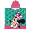 Poncho dla dzieci 55x110 Myszka Mini miętowy ręcznik z kapturem dziecięcy S24 Poncho dla dzieci 55x110 Myszka Mini miętowy ręcznik z kapturem dziecięcy S24