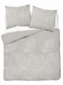 Pościel satynowa 160x200 beżowa liście 4678 B Home Satin 80 Pościel satynowa 160x200 beżowa liście 4678 B Home Satin 80
