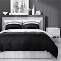 Pościel satynowa 160x200 białą czaran geometria 4917 A Home Satin 80