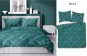 Pościel satynowa 160x200 turkusowa geometria 4911 A Home Satin 80 Pościel satynowa 160x200 turkusowa geometria 4911 A Home Satin 80