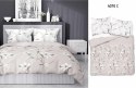 Pościel satynowa 220x200 beżowa kwiaty 4070 C Home Satin 80