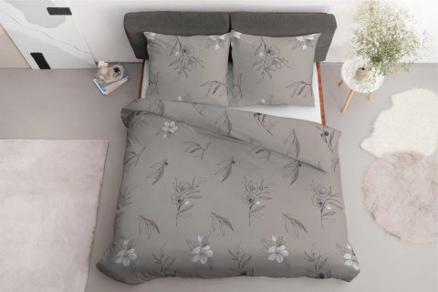Pościel satynowa 220x200 beżowa kwiaty 4916 A Home Satin 80 Pościel satynowa 220x200 beżowa kwiaty 4916 A Home Satin 80