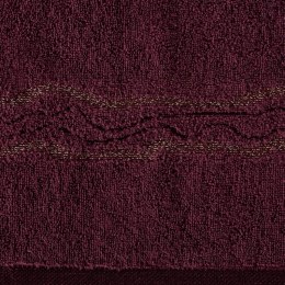 Ręcznik 30x50 Karin 08 bordowy 500g/m2 Eurofirany
