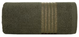 Ręcznik 30x50 Lila 07 oliwkowy 500g/m2 Eurofirany