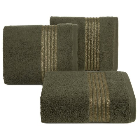 Ręcznik 30x50 Lila 07 oliwkowy 500g/m2 Eurofirany Ręcznik 30x50 Lila 07 oliwkowy 500g/m2 Eurofirany