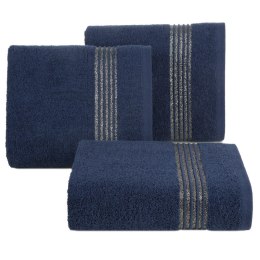 Ręcznik 30x50 Lila 10 granatowy 500g/m2 Eurofirany