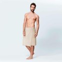 Ręcznik męski do sauny Kilt Active S/M beżowy mikrofibra Ręcznik męski do sauny Kilt Active S/M beżowy mikrofibra