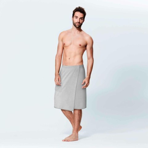 Ręcznik męski do sauny Kilt Active S/M szary mikrofibra Ręcznik męski do sauny Kilt Active S/M szary mikrofibra