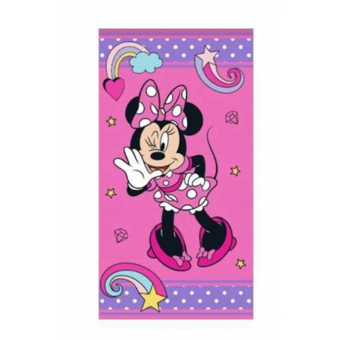 Ręcznik plażowy 70x140 Myszka Mini 1 różowy bawełniany 320g/m2 S24 Ręcznik plażowy 70x140 Myszka Mini 1 różowy bawełniany 320g/m2 S24