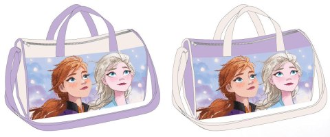 Torba sportowa podróżna Frozen Anna i Elsa niebieska S24 Torba sportowa podróżna Frozen Anna i Elsa niebieska S24