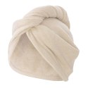 Turban ręcznik do włosów Active beżowy mikrofibra Turban ręcznik do włosów Active beżowy mikrofibra