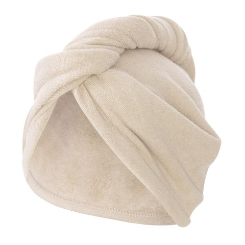 Turban ręcznik do włosów Active beżowy mikrofibra Turban ręcznik do włosów Active beżowy mikrofibra