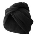 Turban ręcznik do włosów Active czarny mikrofibra Turban ręcznik do włosów Active czarny mikrofibra