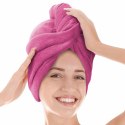 Turban ręcznik do włosów Active fuksjowy mikrofibra Turban ręcznik do włosów Active fuksjowy mikrofibra