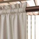 Zasłona ogrodowa 140x250 Gaia taupe beżowa gotowa na taśmie I24 Zasłona ogrodowa 140x250 Gaia taupe beżowa gotowa na taśmie I24