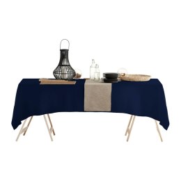 Obrus 140x260 Viva granatowy plamoodporny
