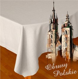 Obrus plamoodporny 140x220 lniany Polski Greno