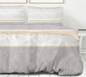 Pościel bawełniana 160x200 Destiny beżowa pasy Bielbaw Premium Pościel bawełniana 160x200 Destiny beżowa pasy Bielbaw Premium