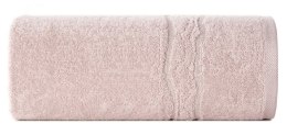 Ręcznik 30x50 Karin 06 pudrowy róż 500g/m2 Eurofirany