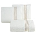 Ręcznik 50x90 Lila 01 biały 500g/m2 Eurofirany