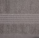 Ręcznik 50x90 Lila 04 szary 500g/m2 Eurofirany
