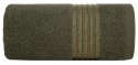 Ręcznik 50x90 Lila 07 oliwkowy 500g/m2 Eurofirany