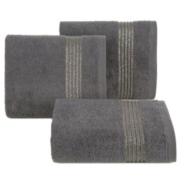 Ręcznik 70x140 Lila 05 grafitowy 500g/m2 Eurofirany