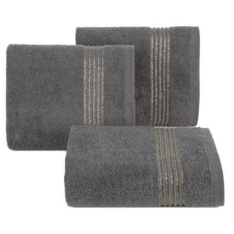 Ręcznik 70x140 Lila 05 grafitowy 500g/m2 Eurofirany Ręcznik 70x140 Lila 05 grafitowy 500g/m2 Eurofirany