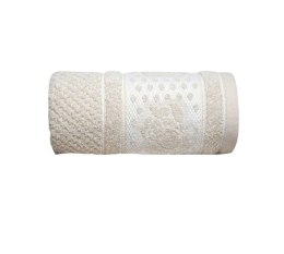 Ręcznik Dotti 70x130 kremowy 420 g/m2 frotte Greno