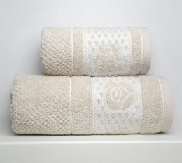 Ręcznik Dotti 70x130 kremowy 420 g/m2 frotte Greno