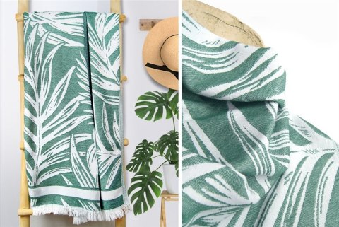 Ręcznik plażowy 90x180 Rio zielony bawełniany Greno Ręcznik plażowy 90x180 Rio zielony bawełniany Greno