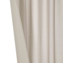 Zasłona gotowa 140x270 taupe na taśmie Viva do salonu Zasłona gotowa 140x270 taupe na taśmie Viva do salonu