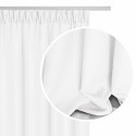 Zasłona gotowa 140x300 biała na taśmie Viva do salonu Zasłona gotowa 140x300 biała na taśmie Viva do salonu