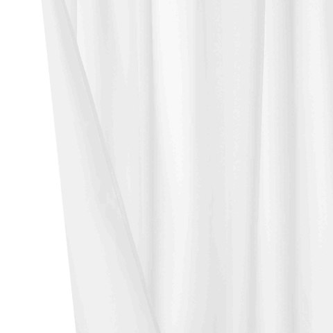 Zasłona gotowa 140x300 biała na taśmie Viva do salonu Zasłona gotowa 140x300 biała na taśmie Viva do salonu
