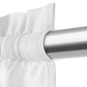 Zasłona gotowa 140x300 biała na taśmie Viva do salonu Zasłona gotowa 140x300 biała na taśmie Viva do salonu