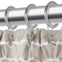 Zasłona gotowa 140x300 taupe na taśmie Viva do salonu Zasłona gotowa 140x300 taupe na taśmie Viva do salonu