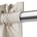 Zasłona gotowa 140x300 taupe na taśmie Viva do salonu Zasłona gotowa 140x300 taupe na taśmie Viva do salonu