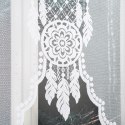 DINA Panel żakardowy gotowy, z motywem łapacza snów, szerokość 160 x wysokość 160, kolor 001 biały 019413/PBL/001/160160/1 DINA Panel żakardowy gotowy, z motywem łapacza snów, szerokość 160 x wysokość 160, kolor 001 biały 019413/PBL/001/160160/1