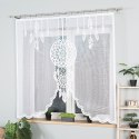 DINA Panel żakardowy gotowy, z motywem łapacza snów, szerokość 160 x wysokość 160, kolor 001 biały 019413/PBL/001/160160/1 DINA Panel żakardowy gotowy, z motywem łapacza snów, szerokość 160 x wysokość 160, kolor 001 biały 019413/PBL/001/160160/1