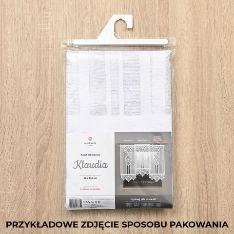 KLAUDIA Panel żakardowy gotowy, szerokość 60 x wysokość 140cm, kolor 001 biały 001331/PBL/001/060140/1 KLAUDIA Panel żakardowy gotowy, szerokość 60 x wysokość 140cm, kolor 001 biały 001331/PBL/001/060140/1