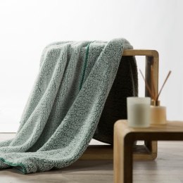 Koc narzuta 200x220 Koala zielony z tkaniny typu bukla Eurofirany