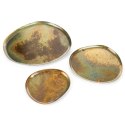 Patera ceramiczna 33x28x2 Ruth brązowa zielona dekoracyjna Eurofirany Patera ceramiczna 33x28x2 Ruth brązowa zielona dekoracyjna Eurofirany