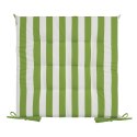 Poduszka siedzisko 40x40x5 Garden zielona pasy ogrodowa wodoodporna Eurofirany Poduszka siedzisko 40x40x5 Garden zielona pasy ogrodowa wodoodporna Eurofirany