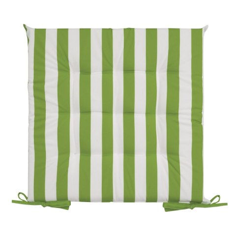Poduszka siedzisko 40x40x5 Garden zielona pasy ogrodowa wodoodporna Eurofirany Poduszka siedzisko 40x40x5 Garden zielona pasy ogrodowa wodoodporna Eurofirany